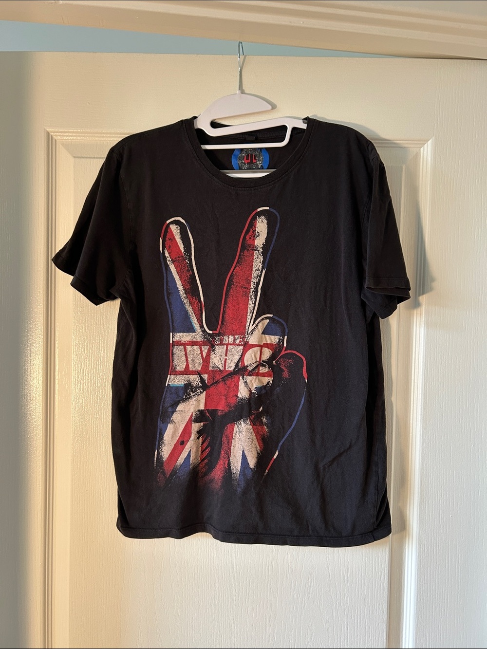 Black The Who Graphic Peace Sign T-Shirt